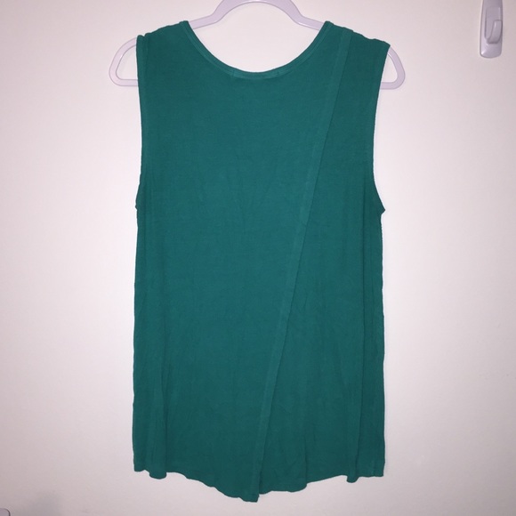 Michael Stars Ribbed Cross Back Tank - Picture 2 of 6